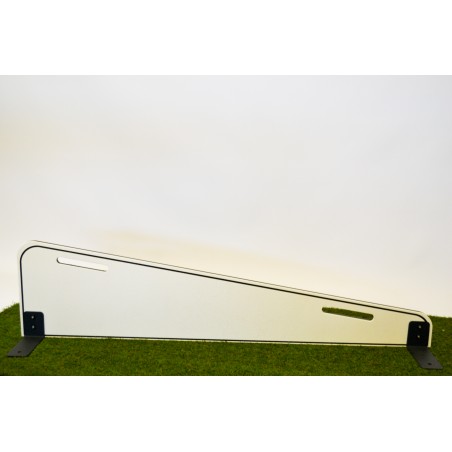 Séparateur diagonale blanc