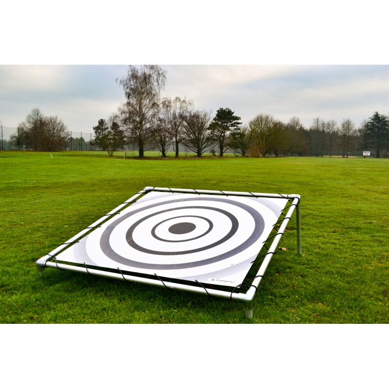 cible personnalisable 4 pieds alu