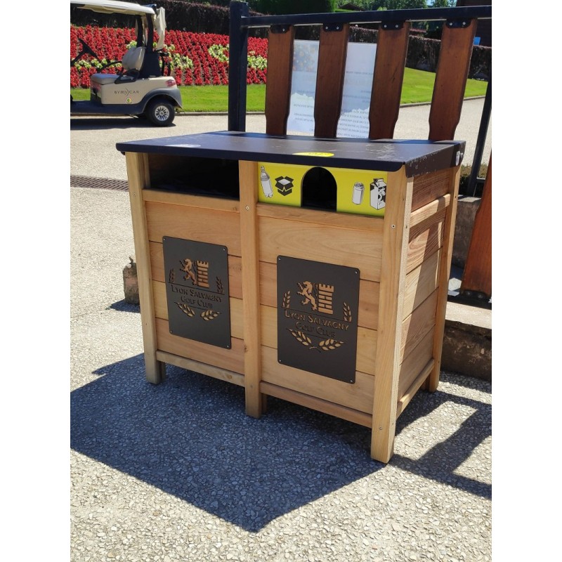 Bac de tri sélectif personnalisé