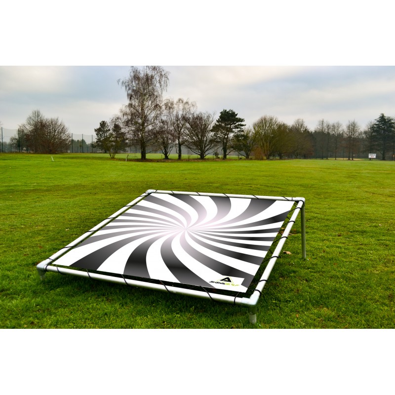 cible noire et blanche spiral