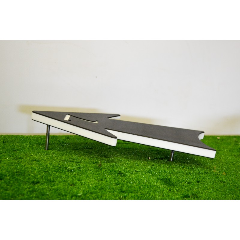 Fléchage numéroté sur pointe