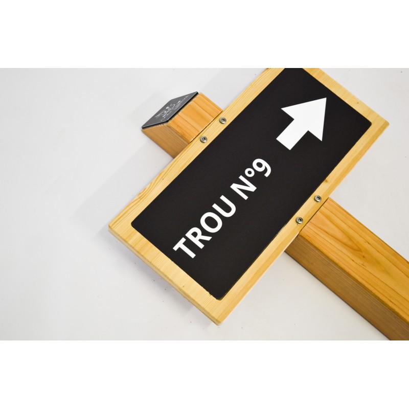 Panneau parcours golf