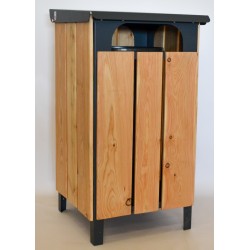 Poubelle Hybrid Wood -...