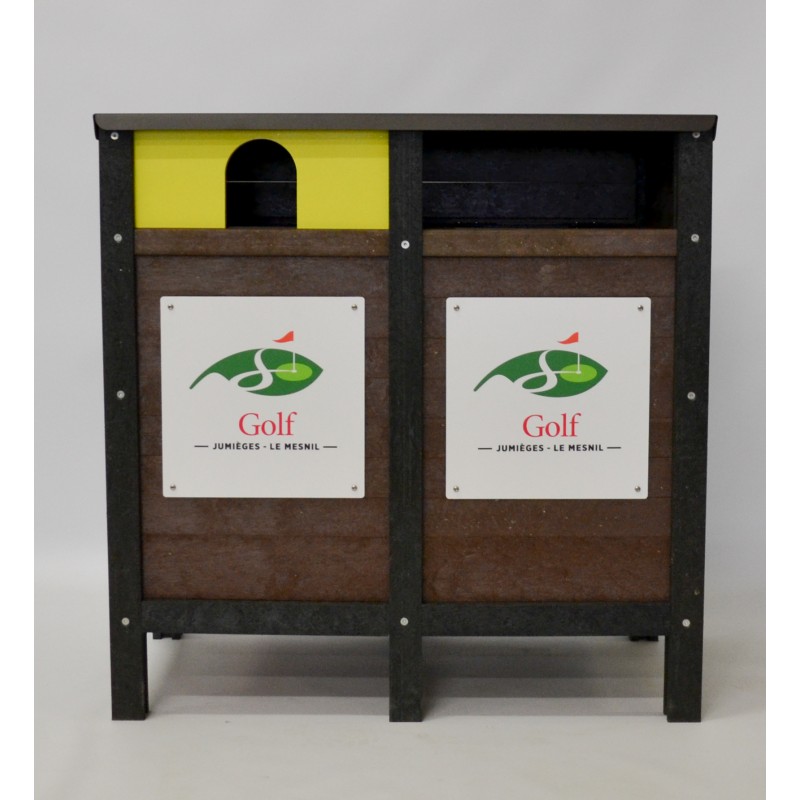 Poubelle de tri personnalisée