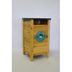 Poubelle en robinier