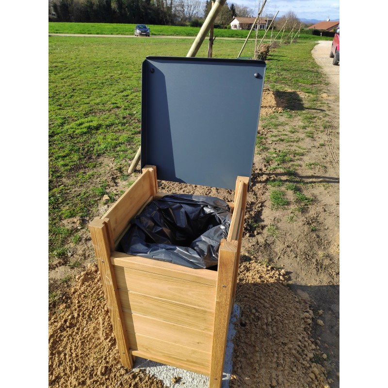 Conteneur bois moderne