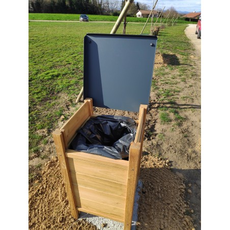 Conteneur bois moderne