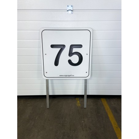 cible de practice carrée 75