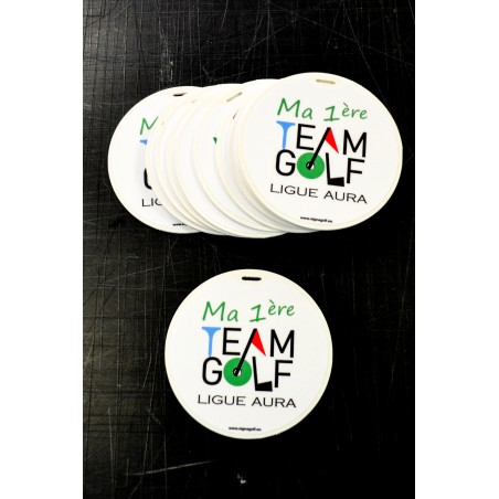 Impression sur badge de golf