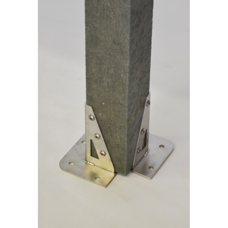 platine inox en situation