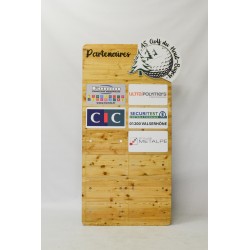 Panneau partenaire fraisé à...