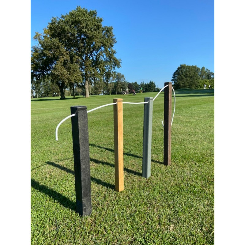 corde pour piquet en situation golf