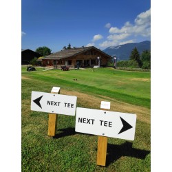 Fléchage avec indications