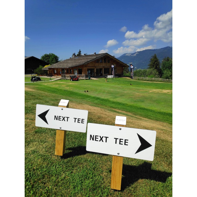 Fléchage avec indications