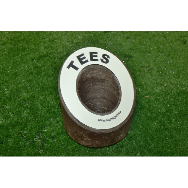 Récipient pour tees