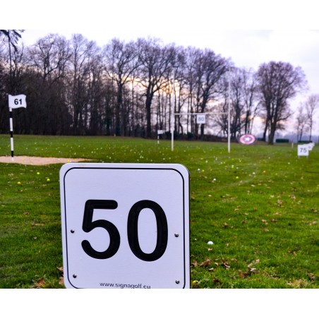 Cibles gravées de taille croissante