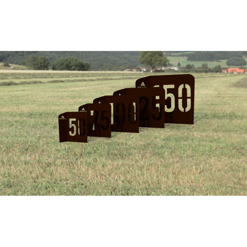 CIbles de golf de taille croissante