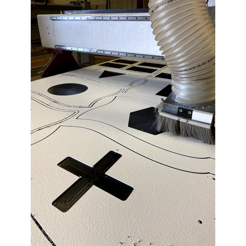 Gravure impression découpe de cibles de practice