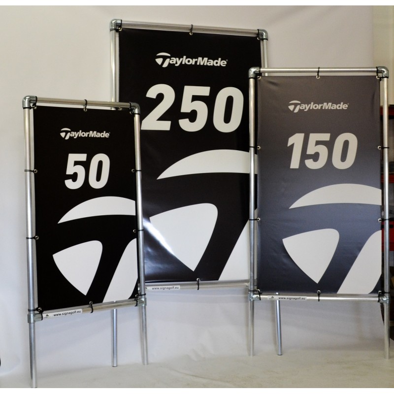 Cible de practice en bâche et aluminium