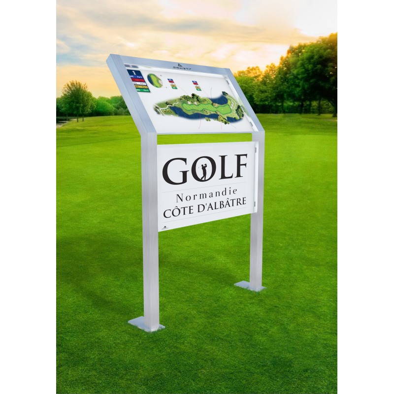 Panneau golf espace partenaire