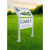 Panneau golf espace partenaire