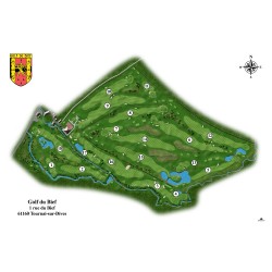 Plan général parcours golf
