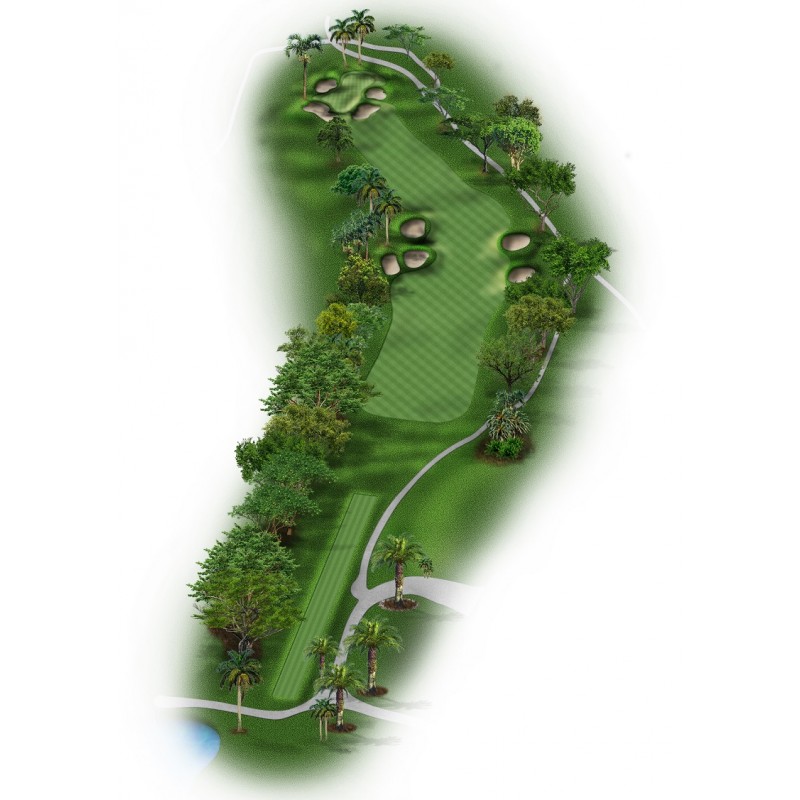 Image panneau golf 3D