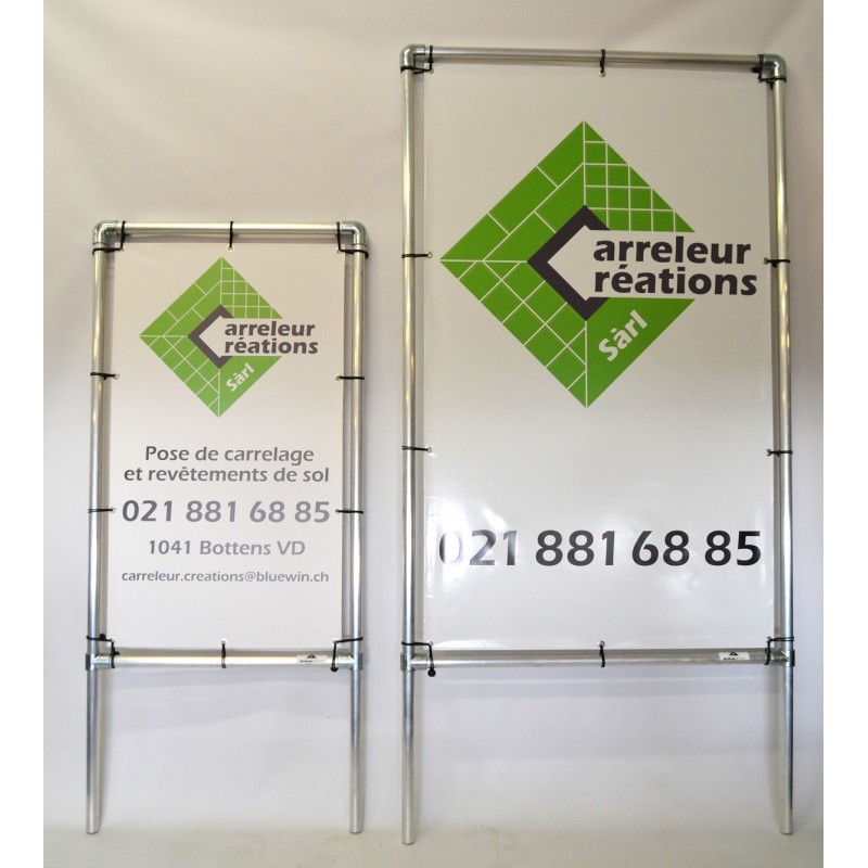 Cible golf avec logo sponsor