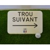 next tee trou suivant gravé