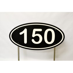 Cible practice golf gravée