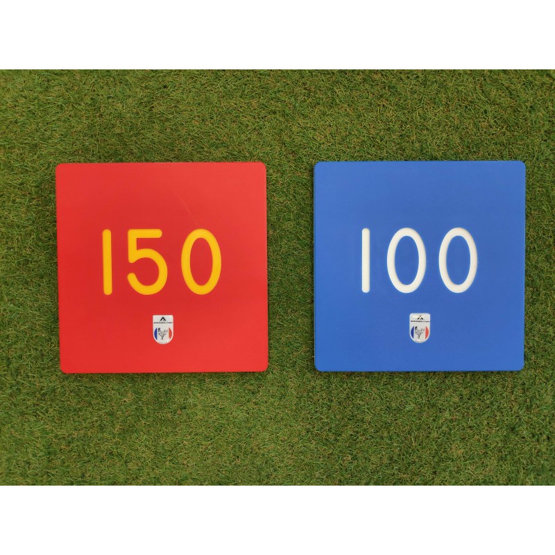 Plaque distance fairway golf