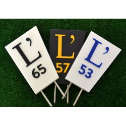Marque départ golf métrique