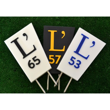 Marque départ golf métrique