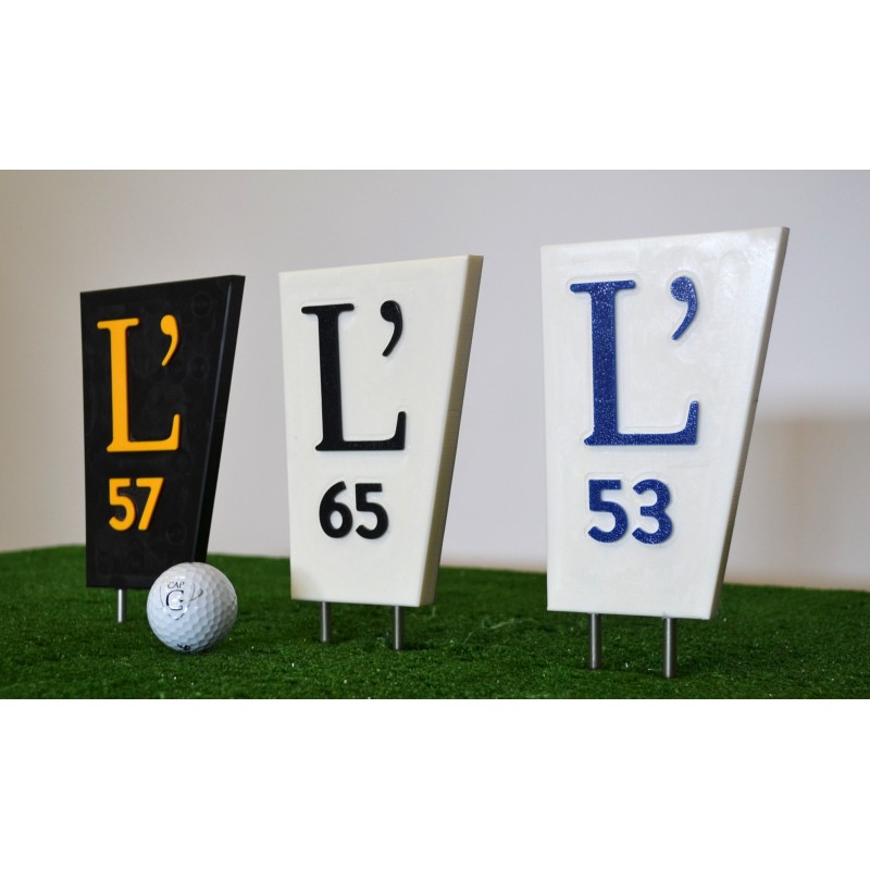 repère départ distance golf