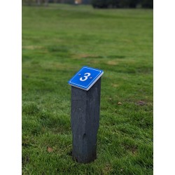 Balise fixe distance golf plastique recyclé