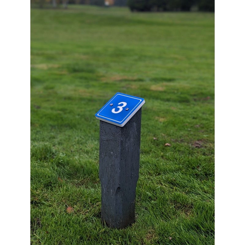 Balise fixe distance golf plastique recyclé