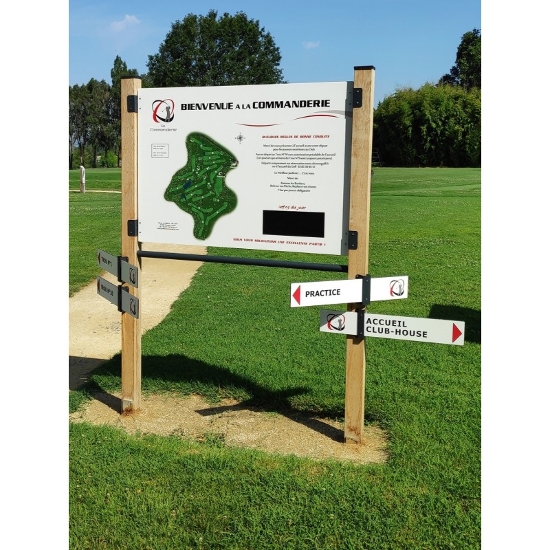 Plan général de golf