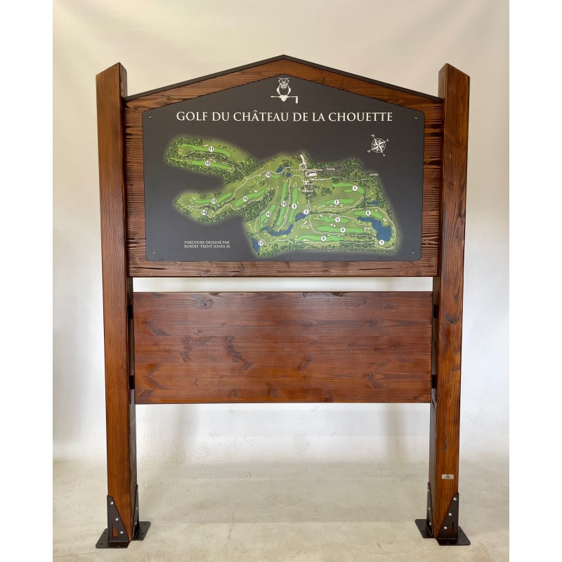 Plan général golf bois