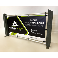 Séparateur personnalisé par bâche imprimée