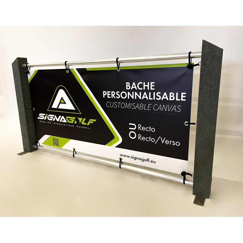 Séparateur personnalisé par bâche imprimée