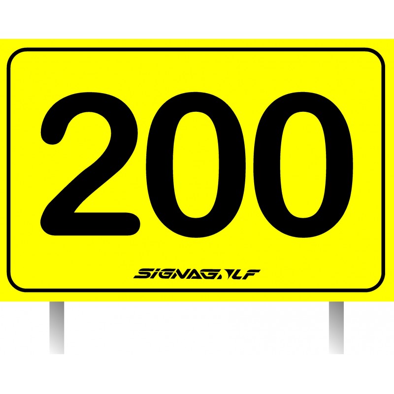 Cible practice gravée grand format