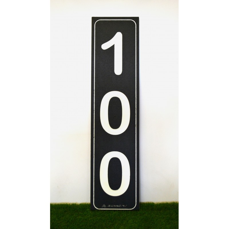 Cible verticale noire 100 mètres