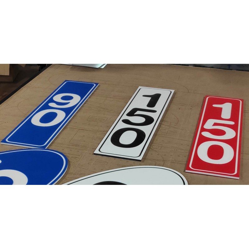 Cible gravée de couleurs anti UV