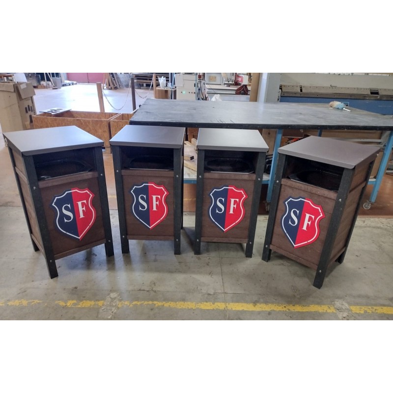 Poubelle golf stade Français