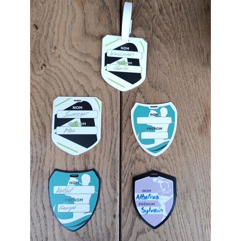 adhésif pour écrire sur badge