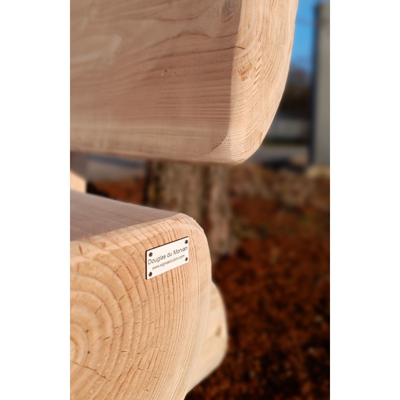 Banc forestier douglas du Morvan