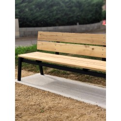 KOOL - Banc en acier et...