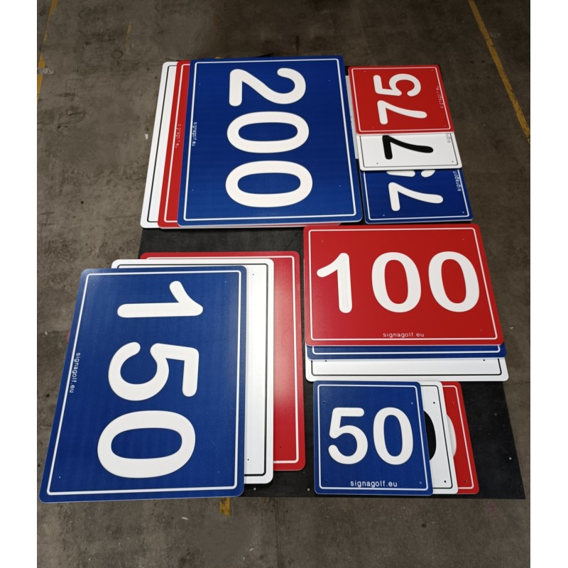 Cibles de practice golf couleur