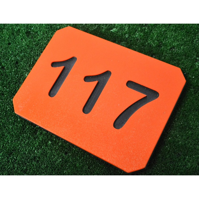 Gravure plaque au sol golf