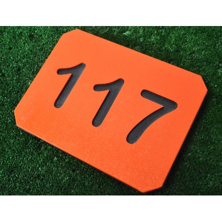 Gravure plaque au sol golf